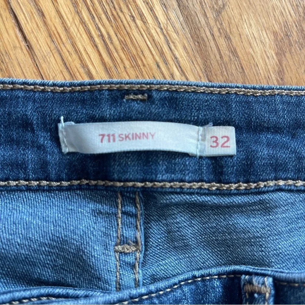 Levi’s 711 Skinny Jeans – Mid Rise • Women’s Skinny Fit size 32x30 - Picture 3 of 11
